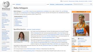 
                            8. Dafne Schippers – Wikipedia