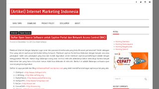 
                            3. Daftar Open Source Software untuk Captive Portal dan Network ...