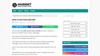 
                            3. Daftar Portal Online MyASNB • AnarmNet