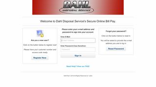 
                            8. Dahl Disposal Service Online Bill Pay - Soft-Pak