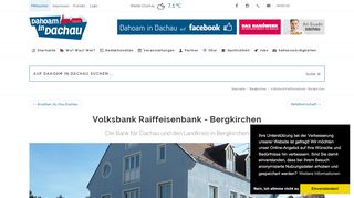 
                            9. Dahoam in Dachau: Volksbank Raiffeisenbank - …