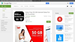
                            5. Daily Free 50 GB Internet Data For All Countries - Apps on ...