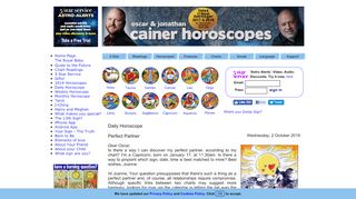 
                            2. Daily Horoscope - Oscar and Jonathan Cainer Horoscopes