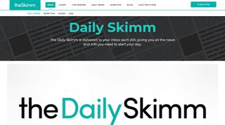 
                            1. Daily Skimm: Wake Up with the News | theSkimm