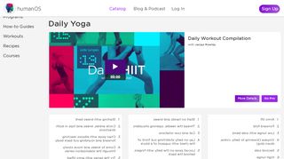 
                            6. Daily Yoga | humanOS