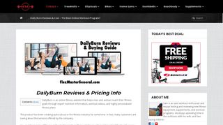 
                            3. DailyBurn Reviews & Pricing Info - Flex Master