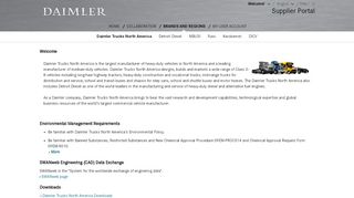 
                            2. Daimler Trucks North America - Daimler Supplier Portal