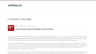 
                            7. Daisy wholesale partner login portal - weffzbsx.tk - weffzbsx.tk