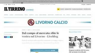 
                            4. Dal campo al mercato: tutto sul Livorno - Sport - Il Tirreno