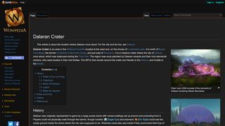 
                            5. Dalaran Crater - Wowpedia - Your wiki guide to the World of Warcraft