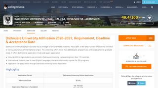 
                            9. Dalhousie University: Admissions: Eligibility & Entry ...