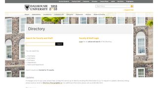 
                            7. Dalhousie University - Directory