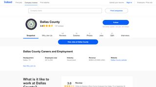 
                            7. Dallas County Careers and Employment | Indeed.com