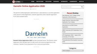 
                            8. Damelin Online Application 2020 - Admalic South Africa