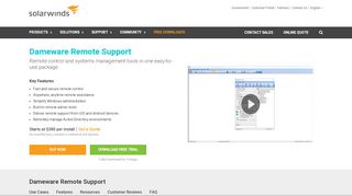 
                            7. Dameware Remote Support Remote control ... - solarwinds.com