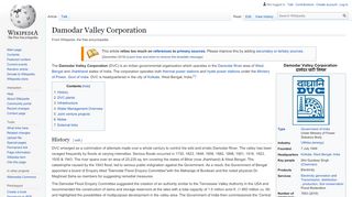
                            8. Damodar Valley Corporation - Wikipedia