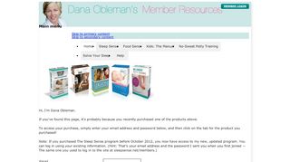 
                            1. Dana Obleman's Membership Resources