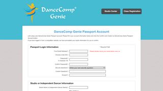 
                            5. DanceComp Genie | studio passport account …
