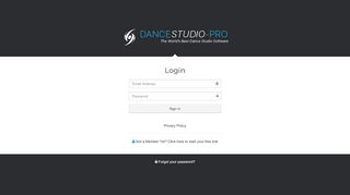 
                            3. DanceStudio-Pro - Login
