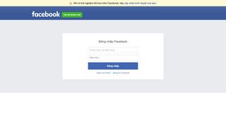 
                            9. Đăng nhập Facebook | Facebook