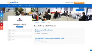 
                            3. Dangote Group Recruitment August 2019 | Jobs in Nigeria
