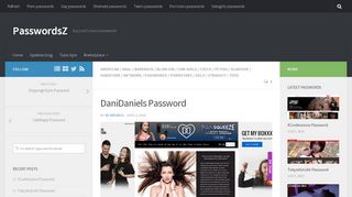 
                            4. DaniDaniels Password | PasswordsZ