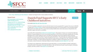 
                            7. Daniels Fund Supports SFCC's Early Childhood Initiatives – Santa Fe ...