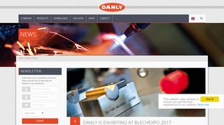 
                            5. DANLY is exhibiting at Blechexpo 2017 | DANLY Deutschland