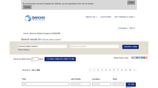 
                            2. Danone Waters Careers - DANONE Jobs - Jobs at Danone