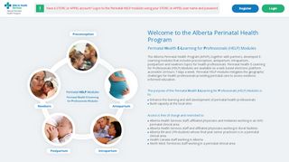 
                            5. Dapasoft Inc. - Welcome to Alberta Perinatal Health Program