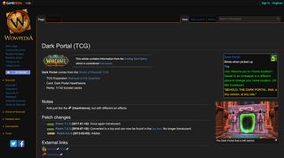 
                            10. Dark Portal (TCG) - Wowpedia - Your wiki guide to the World ...