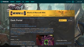 
                            4. Dark Portal | WoWWiki | FANDOM powered by Wikia