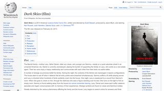 
                            8. Dark Skies (film) - Wikipedia