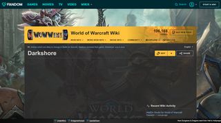 
                            8. Darkshore | WoWWiki | FANDOM powered by Wikia