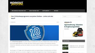 
                            4. ▷ Das 10 Wochenprogramm von Julian Zietlow – Lohnt sich ...
