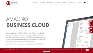 
                            1. Das AMAGNO ECM in der Cloud. Jetzt kostenfrei …