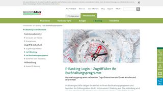 
                            2. Das E-Banking-Login der Migros Bank via Buchhaltungsprogramm.