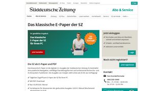 
                            7. Das E-Paper der Süddeutschen Zeitung im PDF-Format