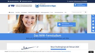 
                            6. Das Fernstudium BWL am IWW - fernuni-hagen.de