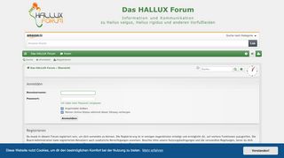
                            1. Das HALLUX Forum - Persönlicher Bereich - …