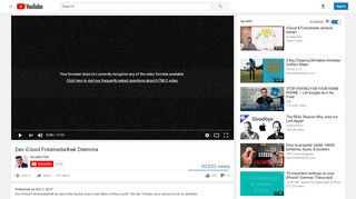 
                            3. Das iCloud Fotomediathek Dilemma - YouTube