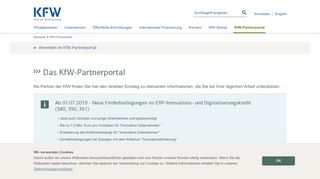 
                            3. Das KfW-Partnerportal