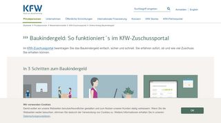 
                            7. Das KfW-Zuschussportal - Baukindergeld