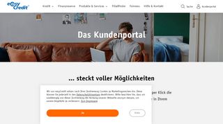 
                            1. Das Kundenportal - easycredit.de