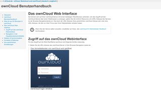 
                            9. Das ownCloud Web Interface — ownCloud …