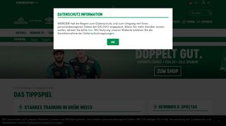 
                            4. Das Tippspiel | SV Werder Bremen