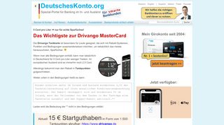 
                            7. Das Wichtigste zur Drivango MasterCard - …