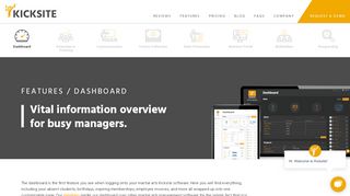 
                            1. Dashboard - Kicksite Martial Arts Management Software