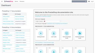 
                            9. Dashboard - PrestaShop documentation