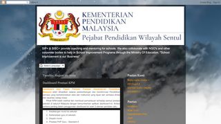 
                            2. Dashboard Prestasi KPM - sip+ , sisc+ ppw sentul, kuala lumpur